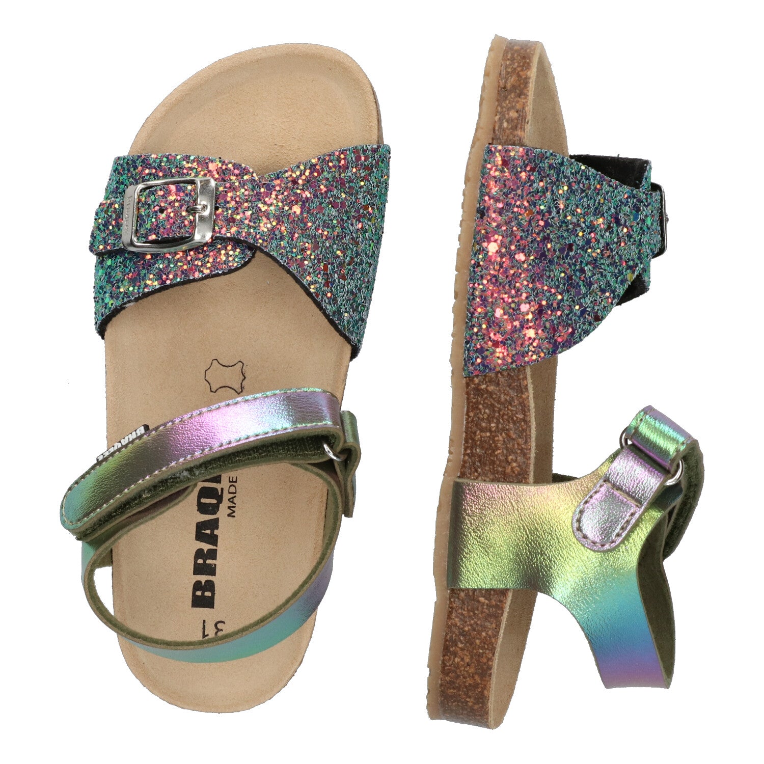 Platte sandalen Braqeez Sammy Sand - Multicolor