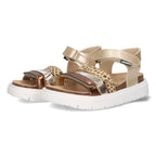 Platte sandalen Braqeez Pia Playa - Goud