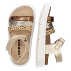 Platte sandalen Braqeez Pia Playa - Goud