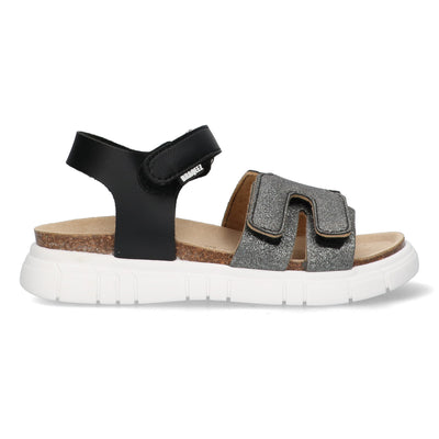 Platte sandalen Braqeez Pepe Playa - Zwart