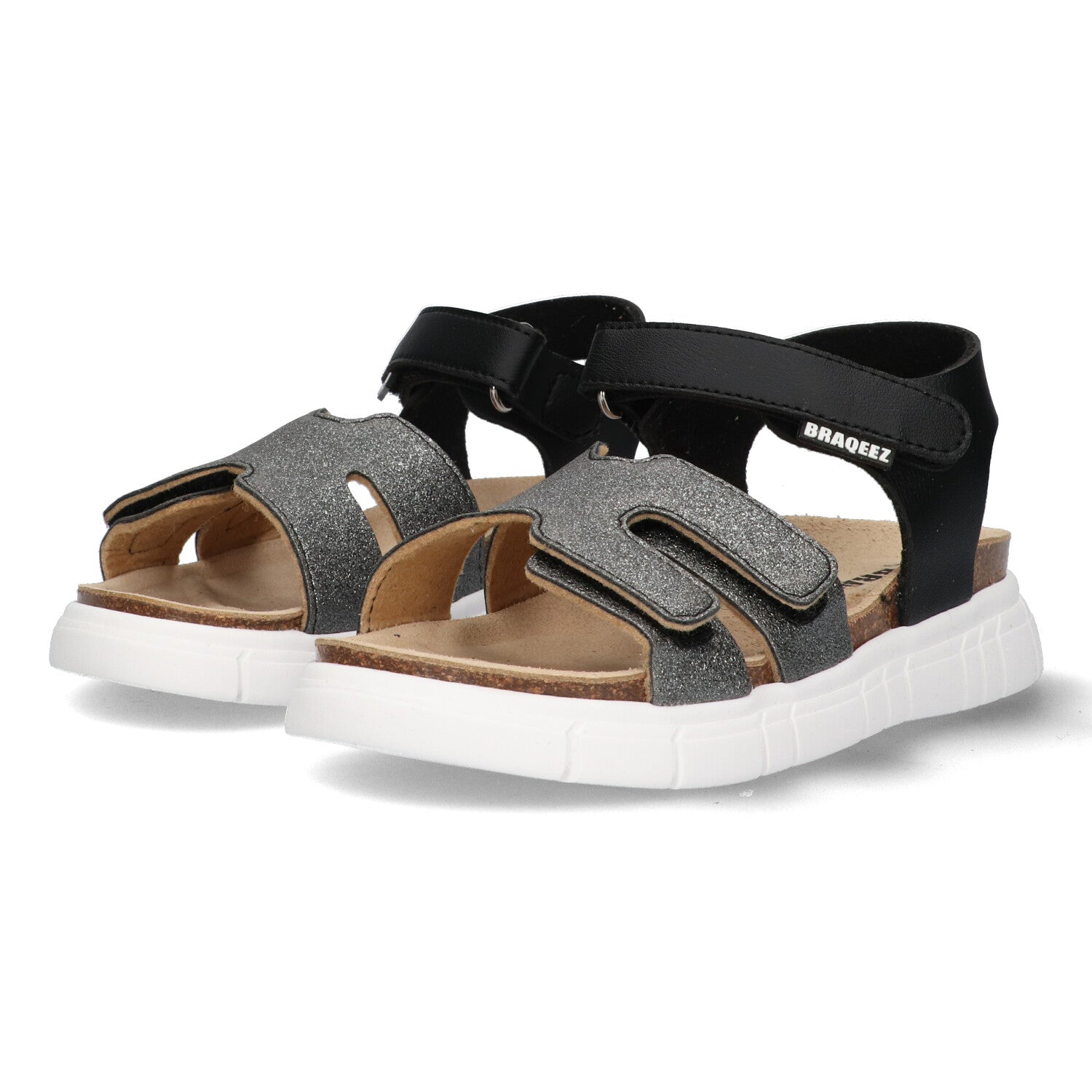 Platte sandalen Braqeez Pepe Playa - Zwart