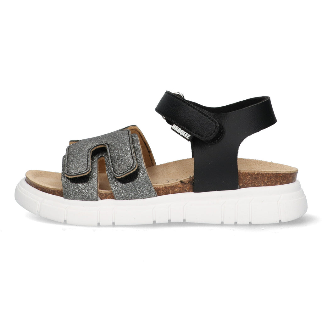 Platte sandalen Braqeez Pepe Playa - Zwart