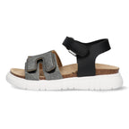 Platte sandalen Braqeez Pepe Playa - Zwart