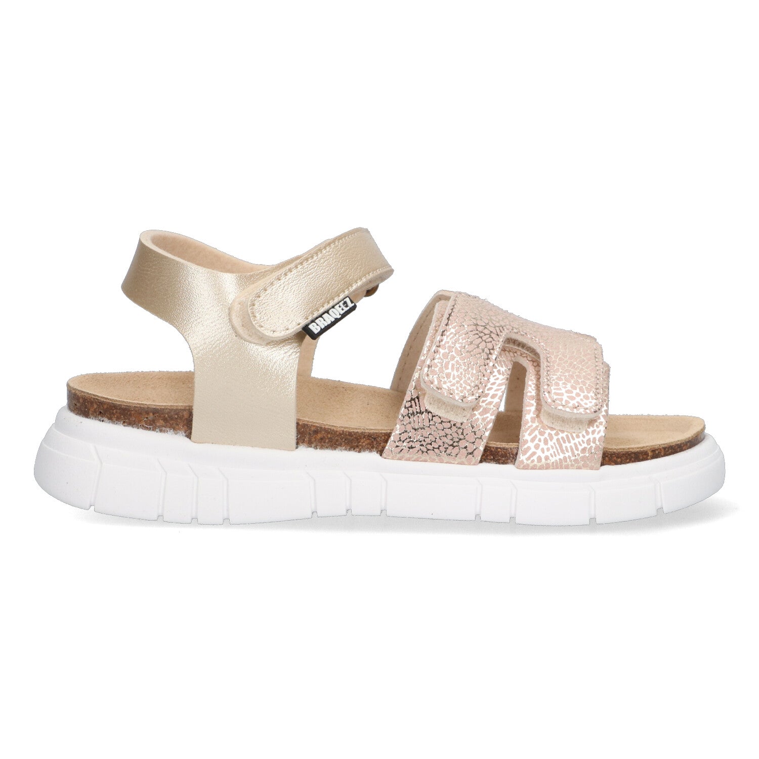 Platte sandalen Braqeez Pepe Playa - Goud