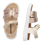 Platte sandalen Braqeez Pepe Playa - Goud