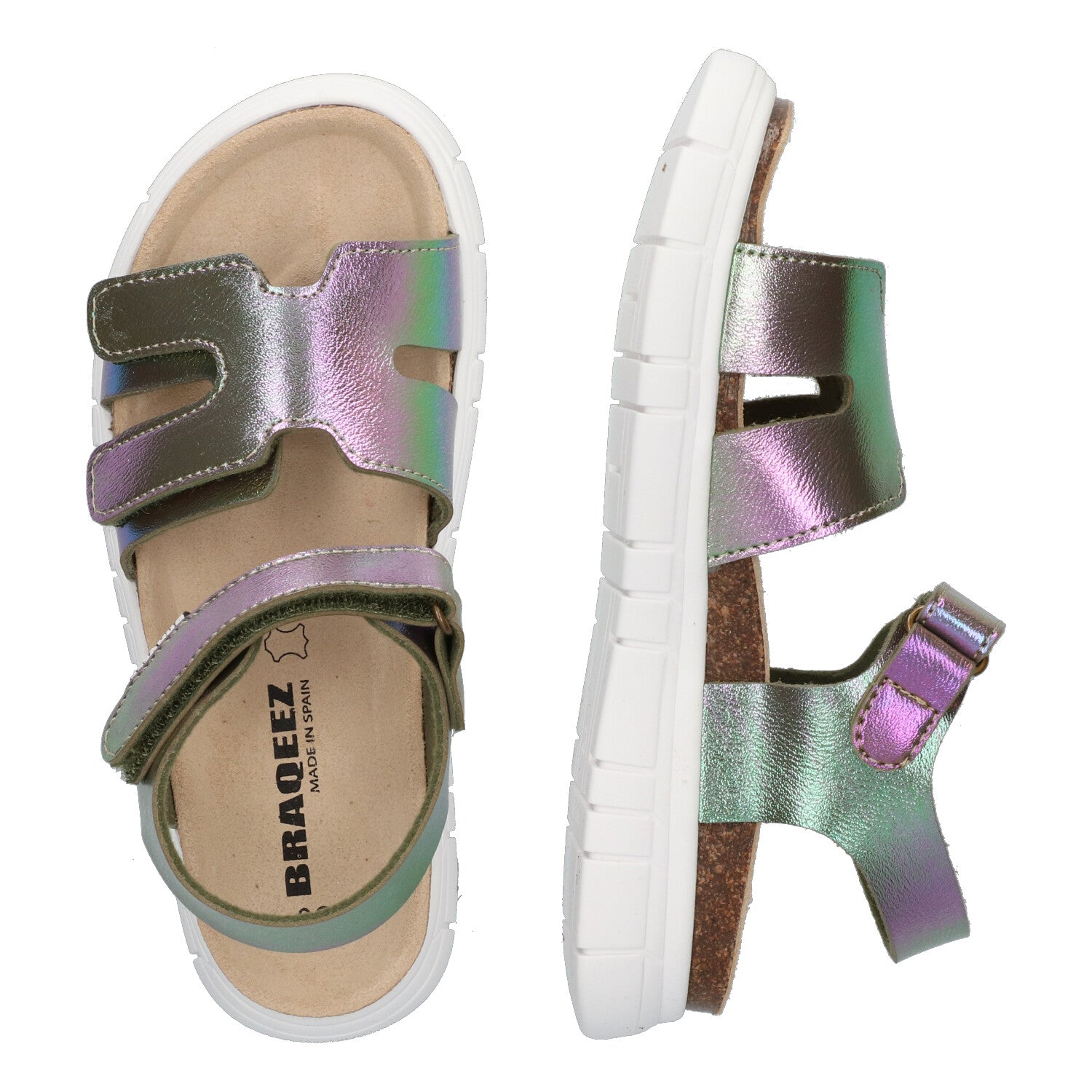 Platte sandalen Braqeez Pepe Playa - Multicolor