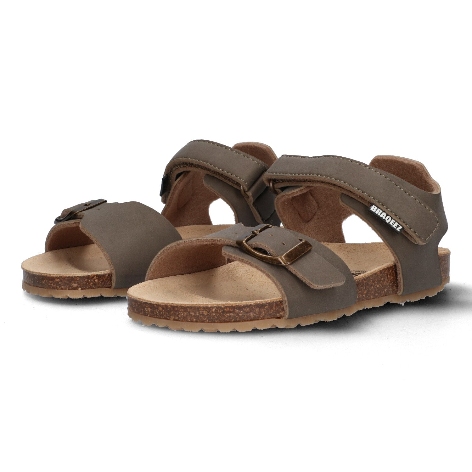 Platte sandalen Braqeez Scott Sand - Bruin