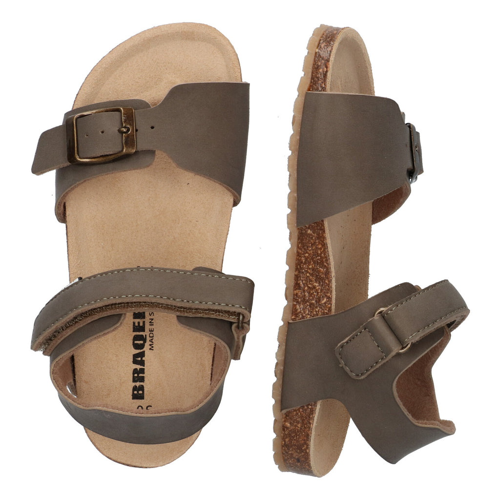 Platte sandalen Braqeez Scott Sand - Bruin