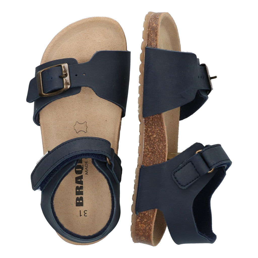 Platte sandalen Braqeez Scott Sand - Blauw