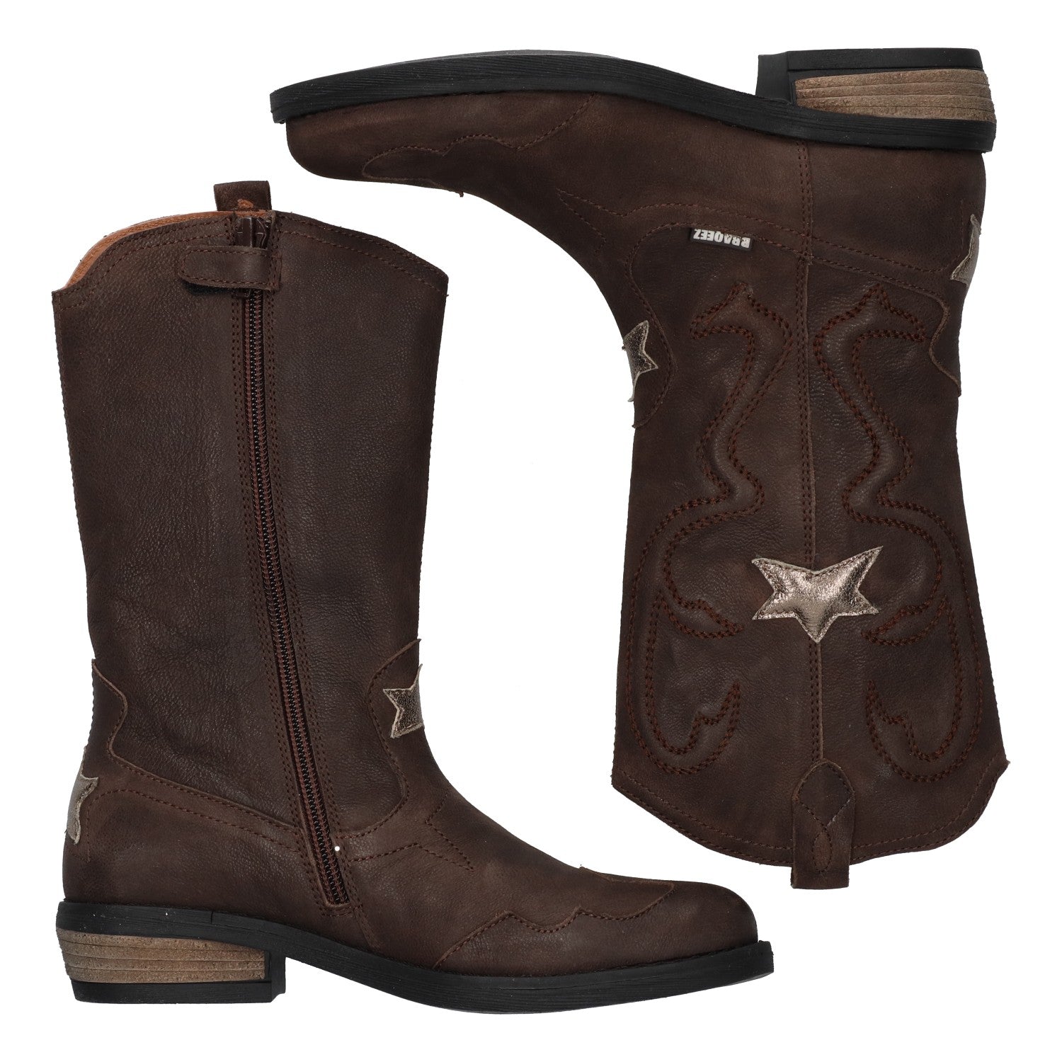 Cowboyboots Braqeez Coco Cowboy - Bruin