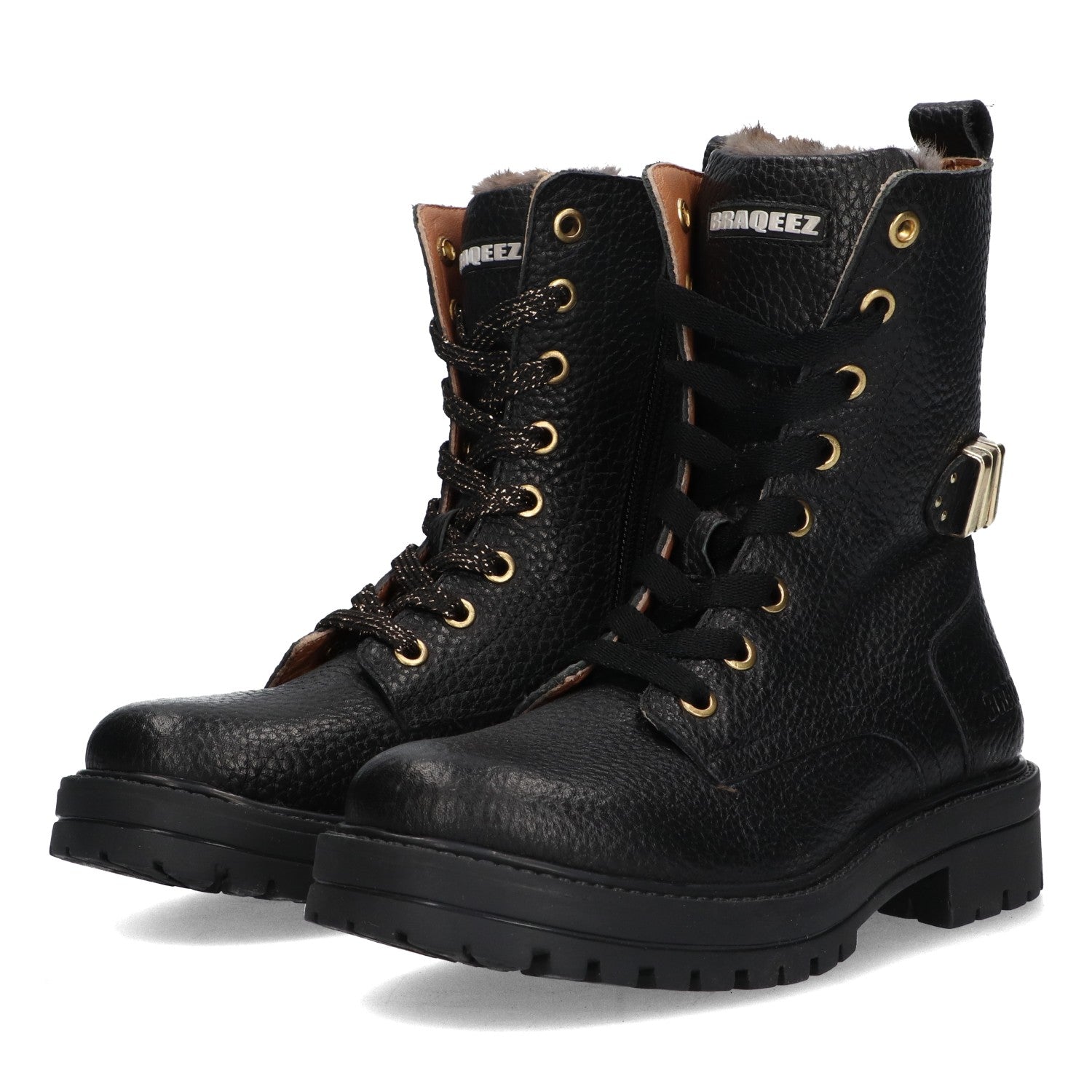Veterboots Braqeez Leah Leap - Zwart