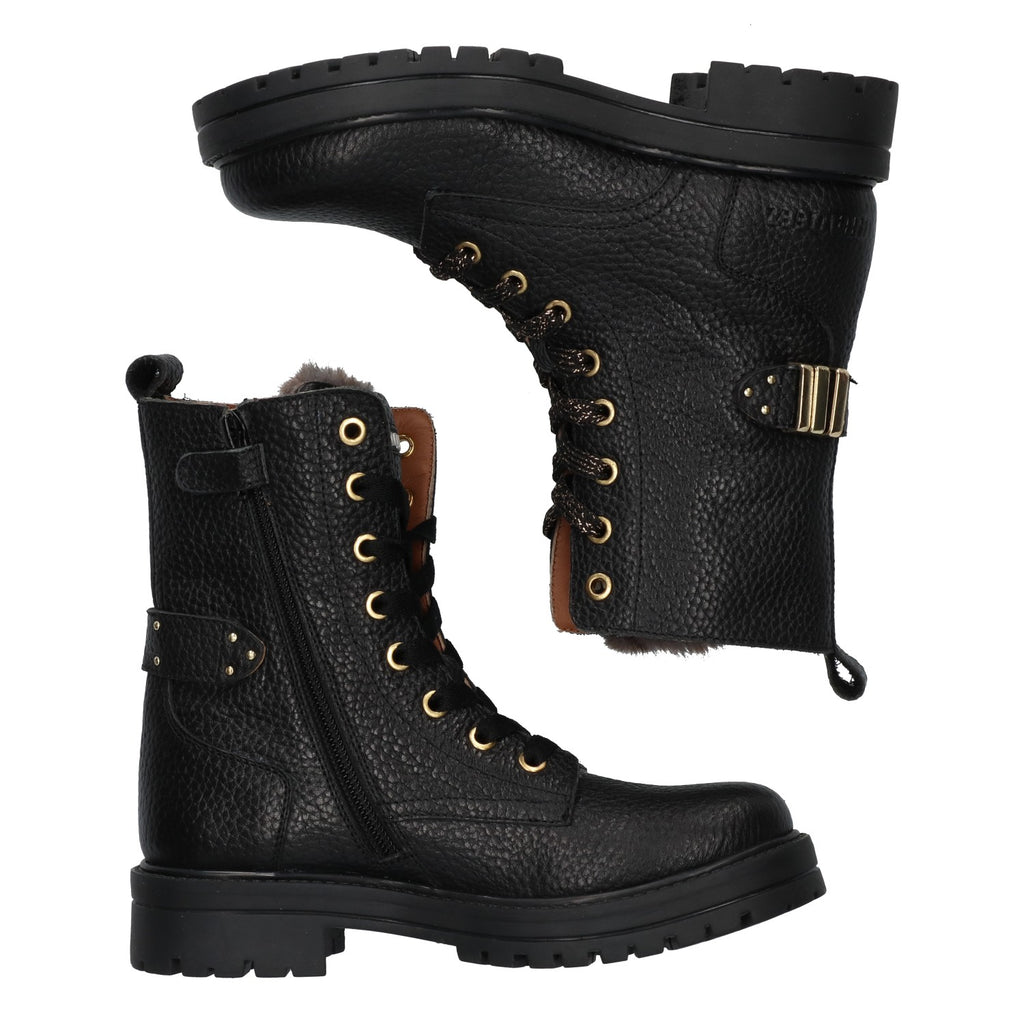 Veterboots Braqeez Leah Leap - Zwart