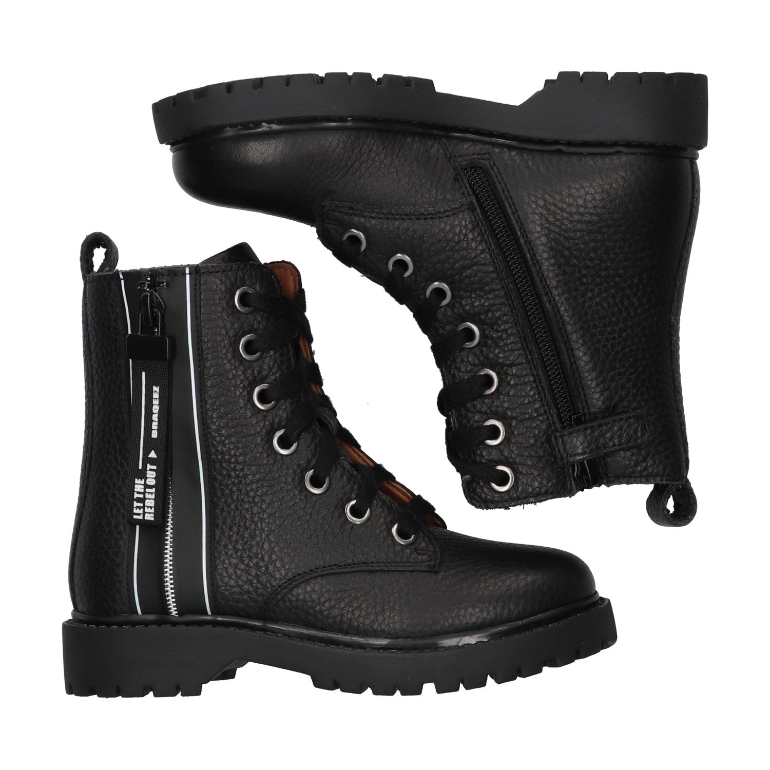 Biker Boots Braqeez Belle Boot - Zwart