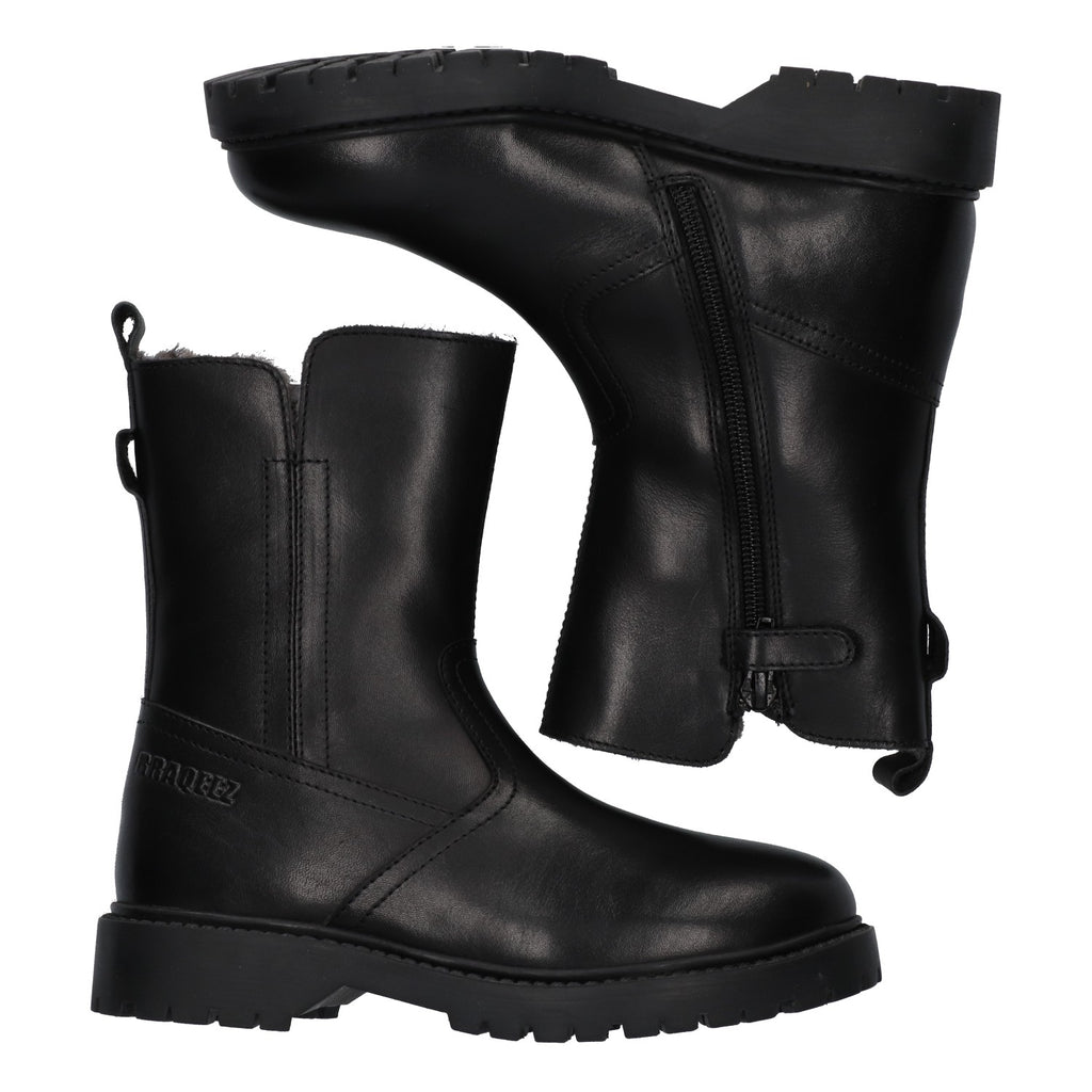 Biker Boots Braqeez Brinn Boot - Zwart