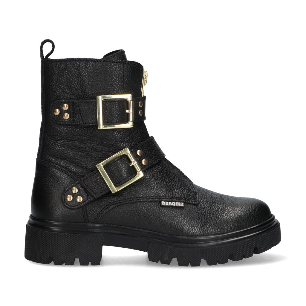 Biker Boots Braqeez Mila Moxie - Zwart