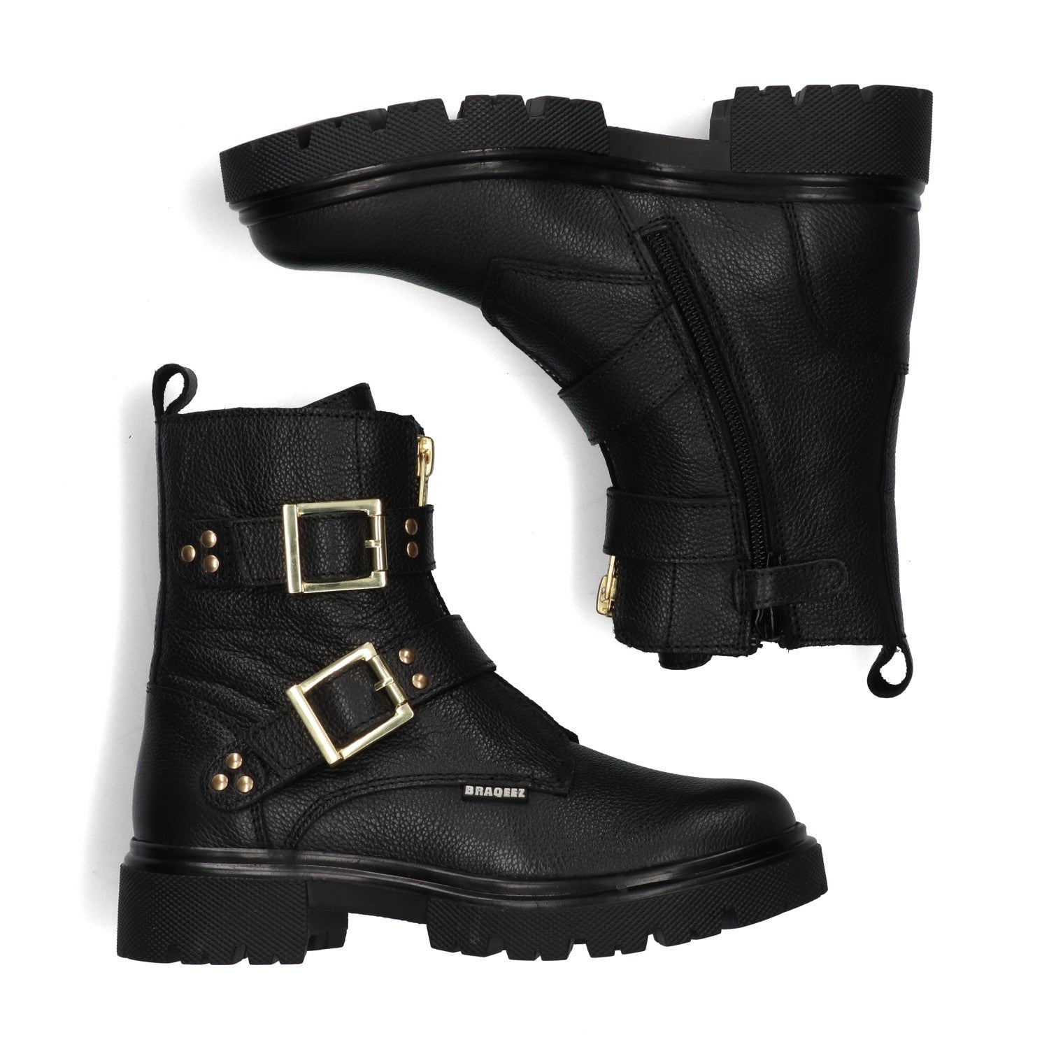 Biker Boots Braqeez Mila Moxie - Zwart