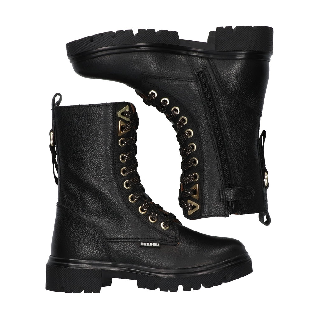Veterboots Braqeez Mave Moxie - Zwart