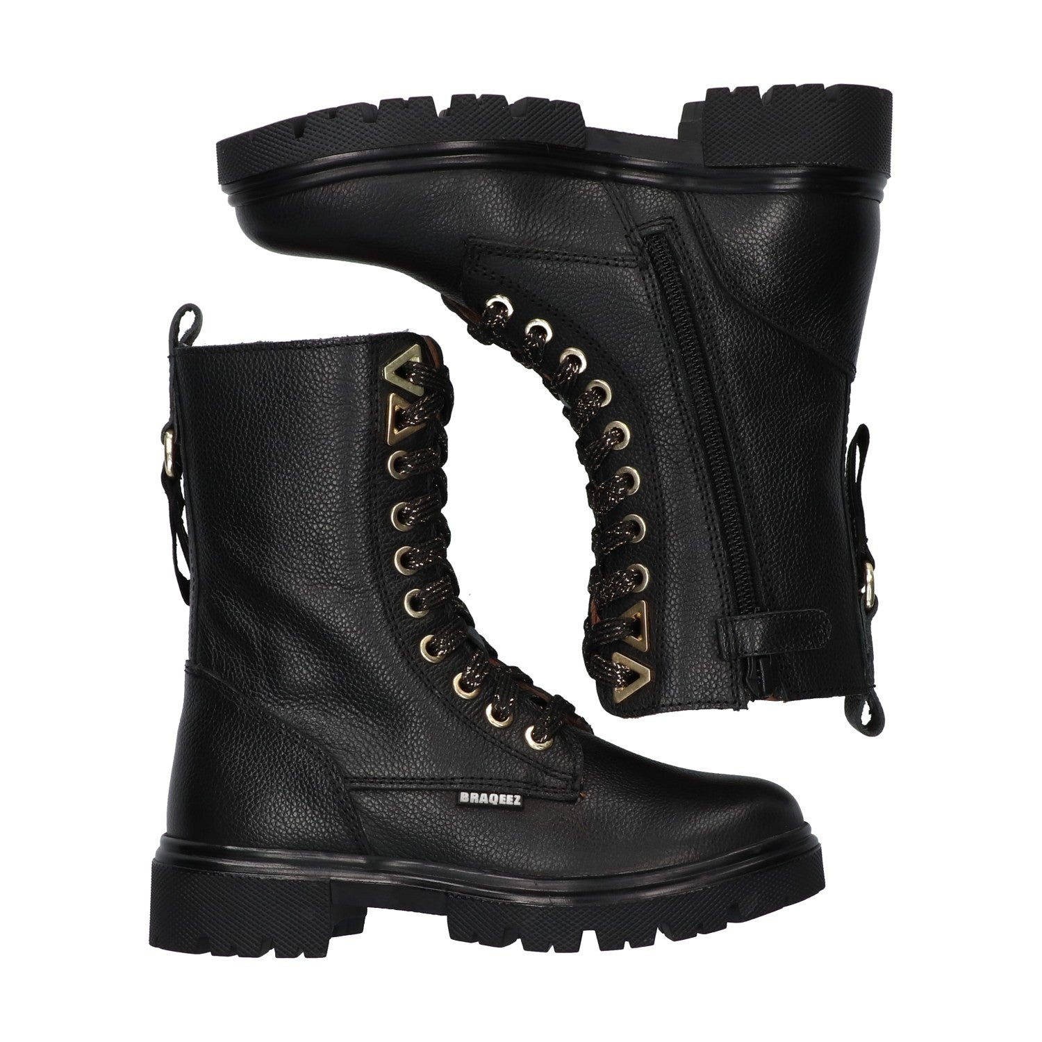 Veterboots Braqeez Mave Moxie - Zwart