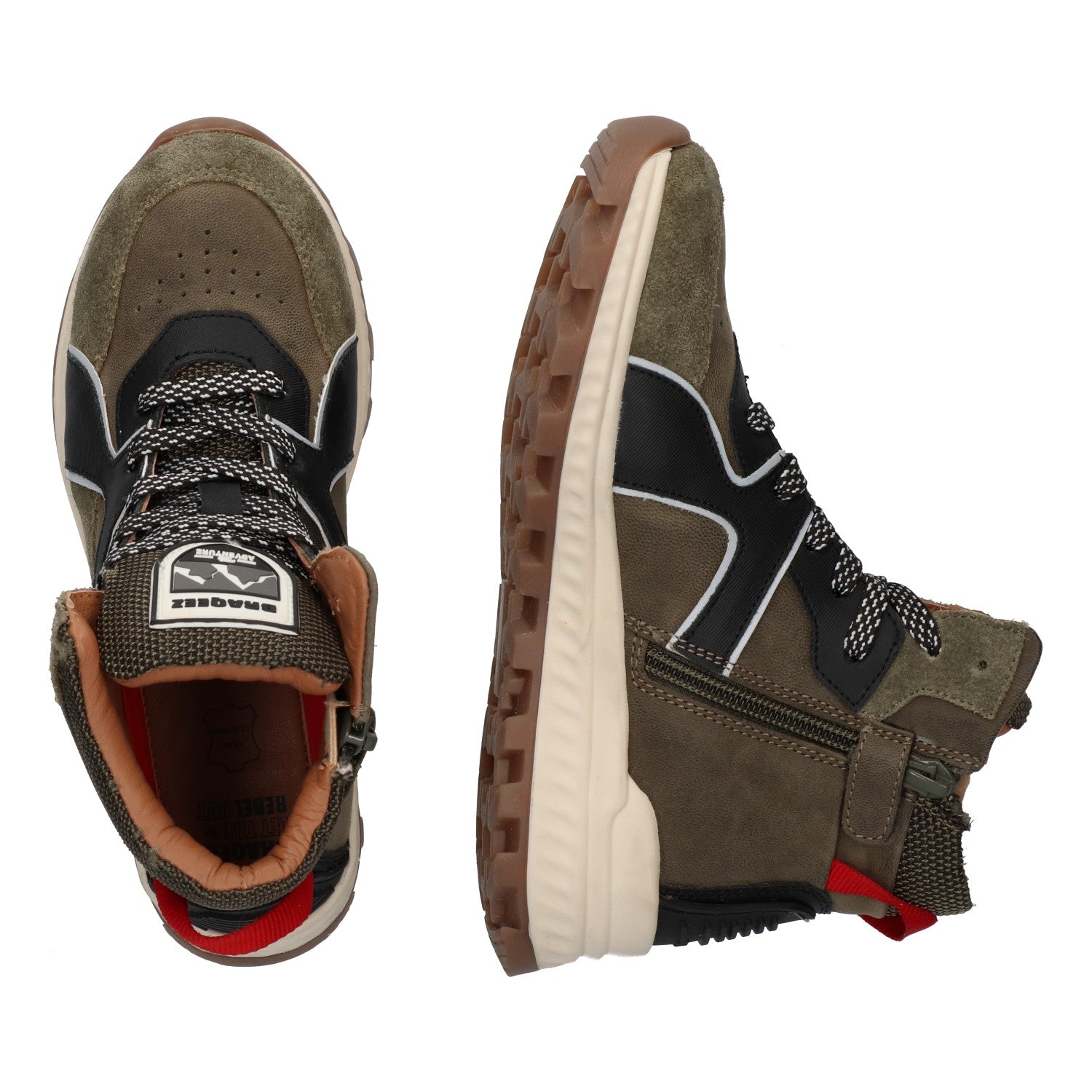 Hoge Sneakers Braqeez Raf Rock - Groen