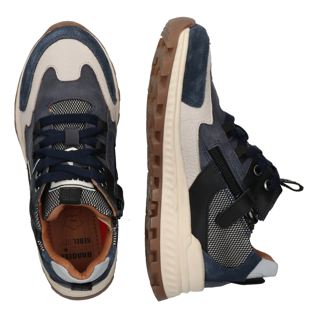 Lage Sneakers Braqeez Rebel Rock - Blauw