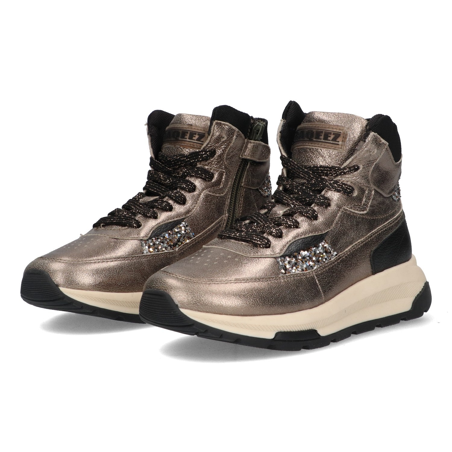 Hoge Sneakers Braqeez Fee Flash - Goud