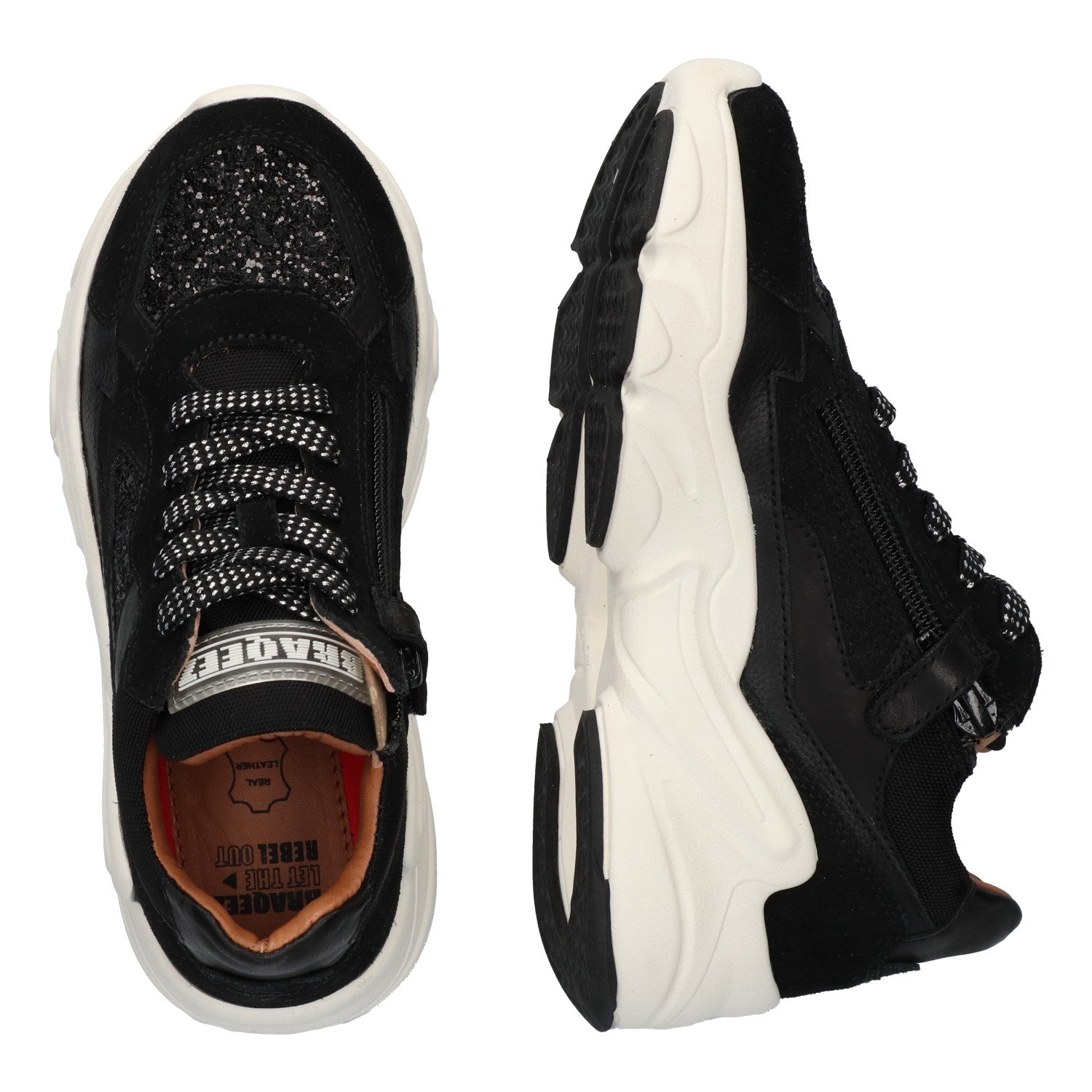 Lage Sneakers Braqeez Fenna Foam - Zwart