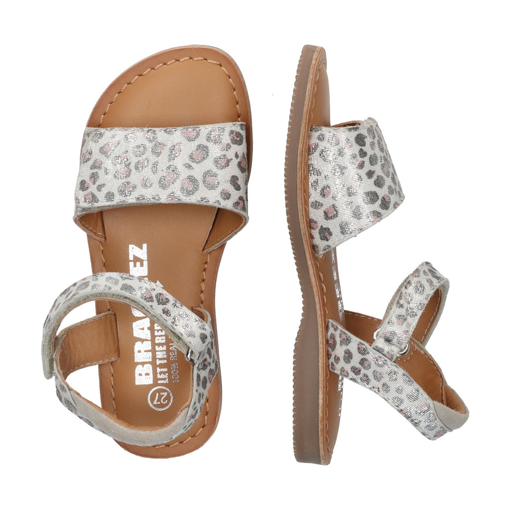 Platte sandalen Braqeez Cally Call - Zilver