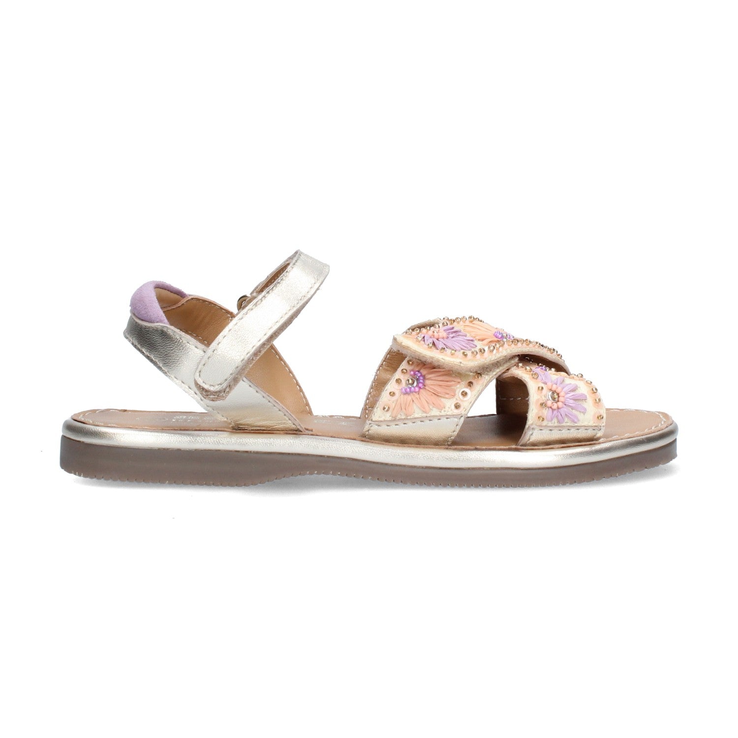 Platte sandalen Braqeez Saar Shine - Goud