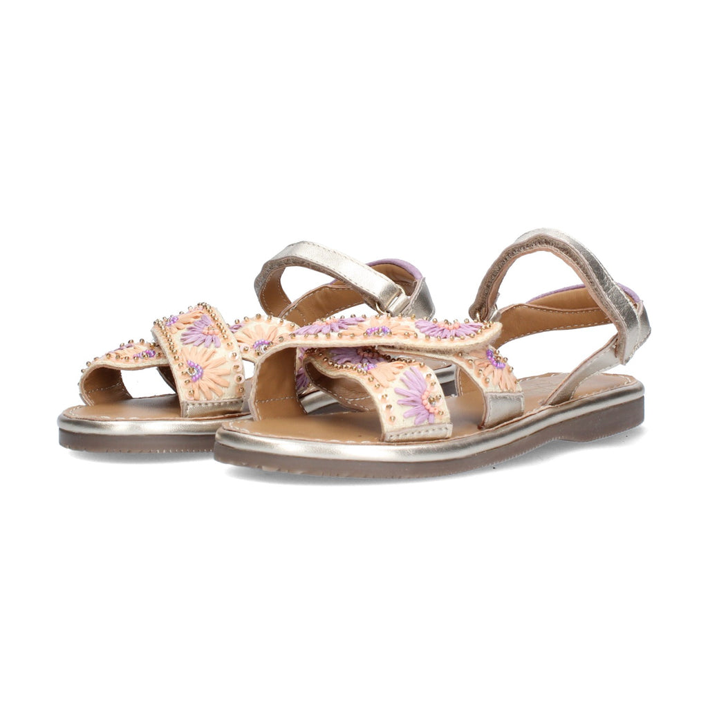 Platte sandalen Braqeez Saar Shine - Goud