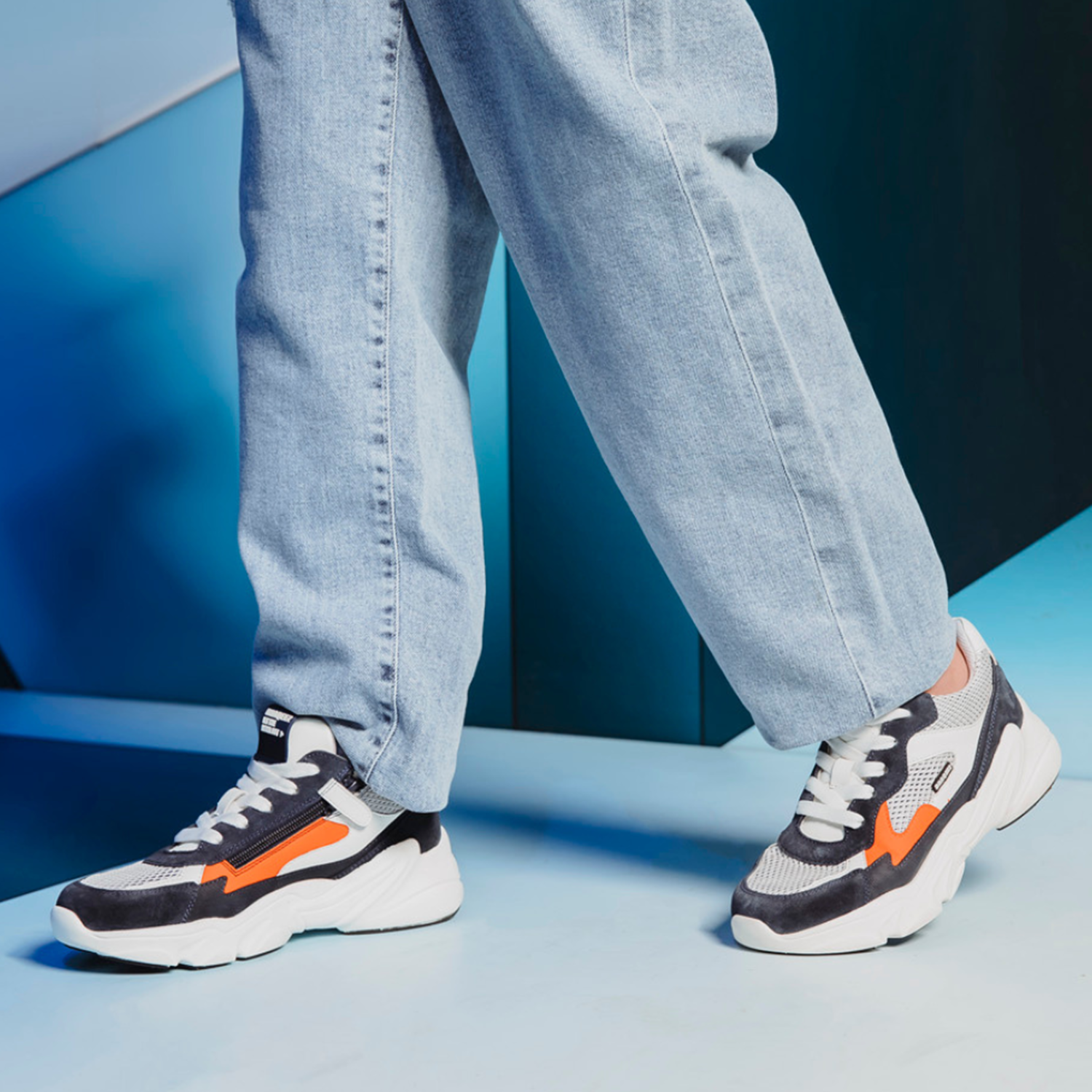 Lage Sneakers Braqeez Fenna Foam - Blauw