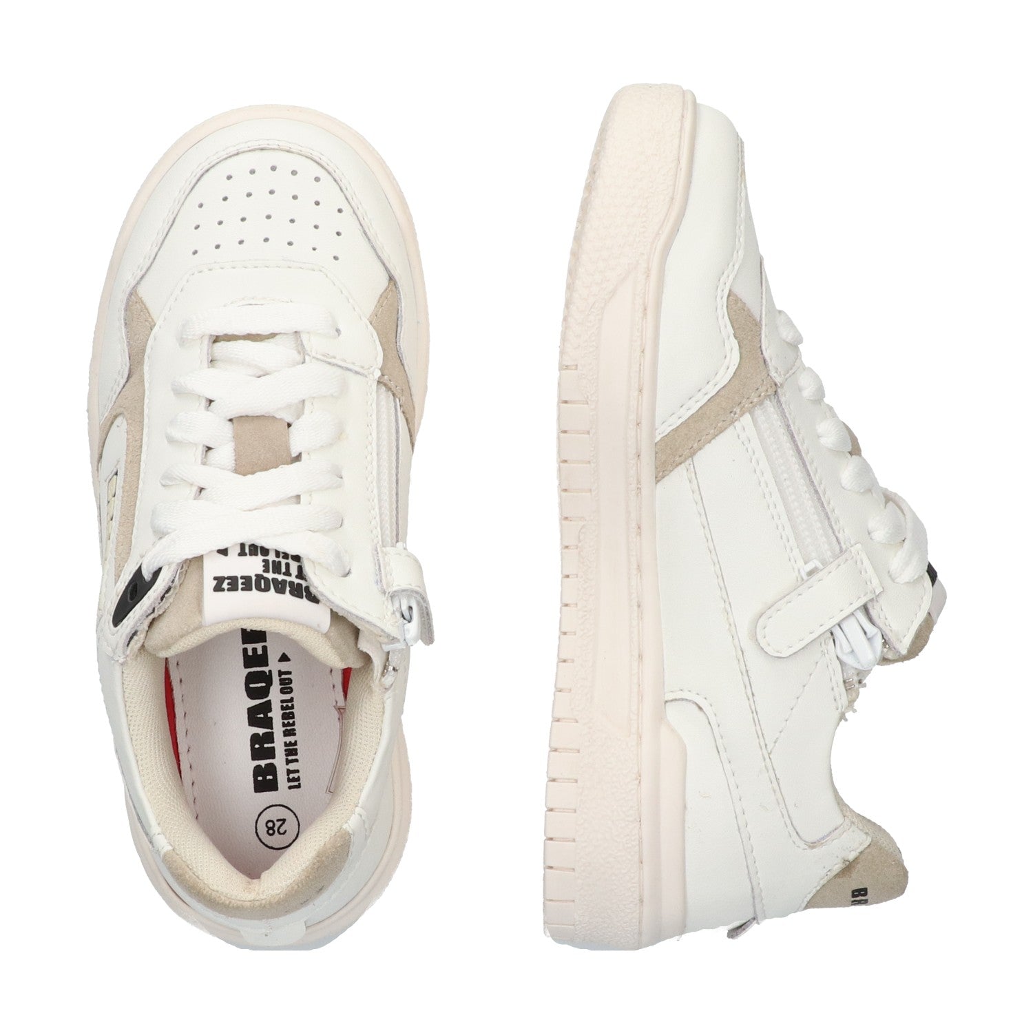 Lage Sneakers Braqeez Oliver Otro - Wit