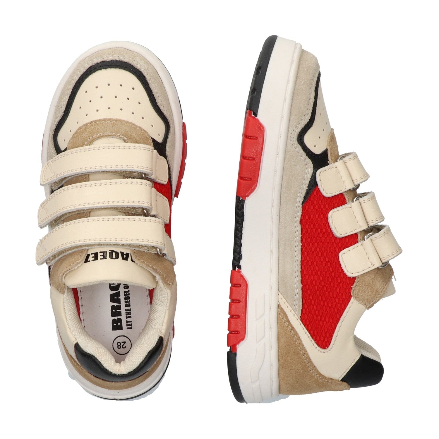 Lage Sneakers Braqeez Cody Chicago - Beige