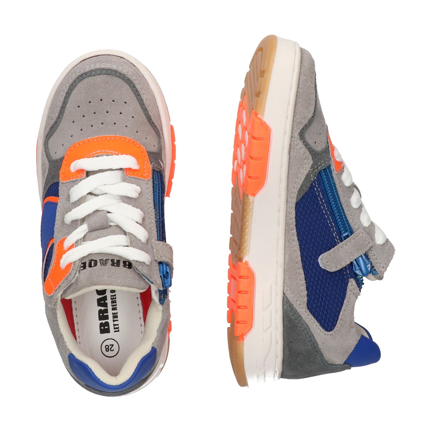 Lage Sneakers Braqeez Colin Chicago - Blauw