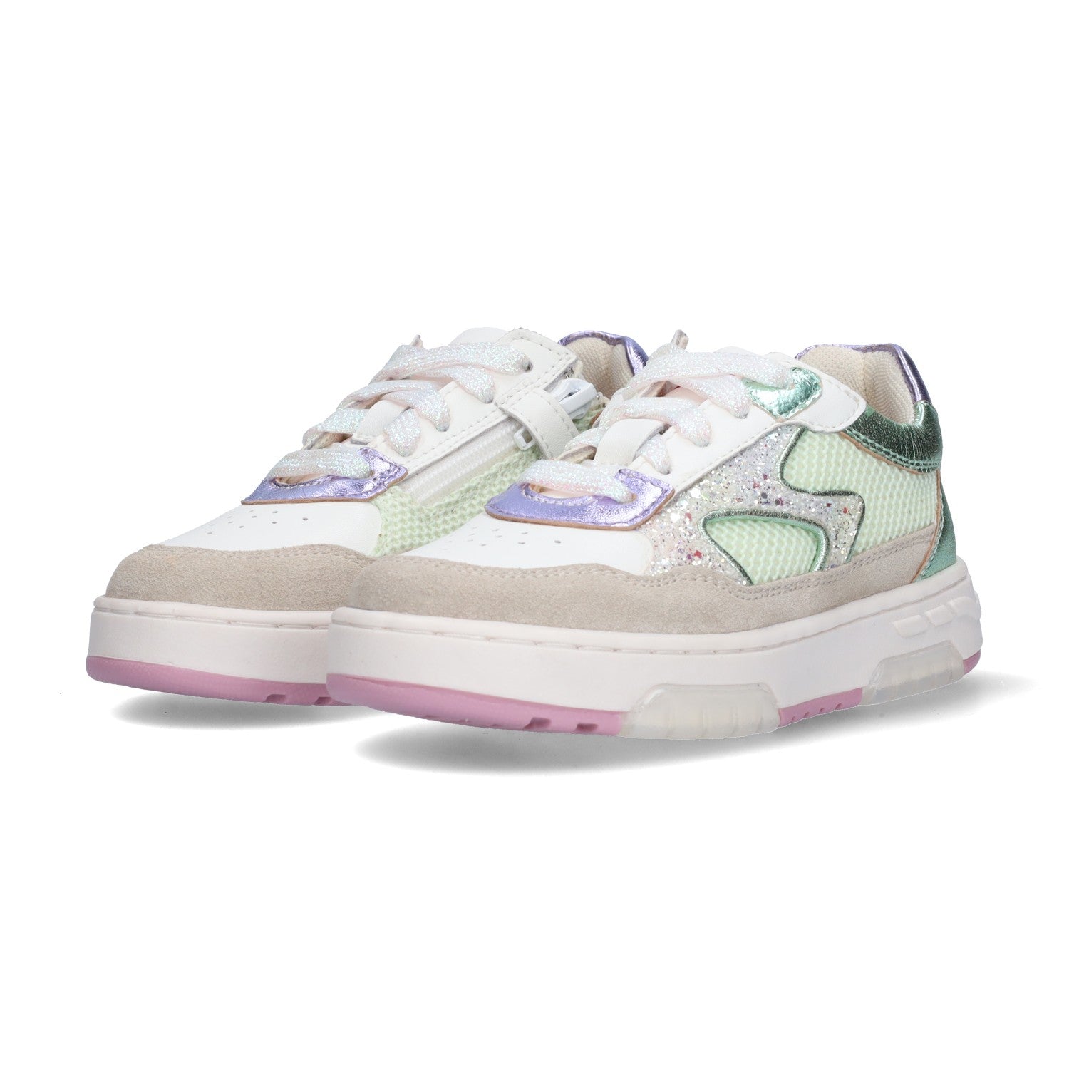 Lage Sneakers Braqeez Cassie Chicago - Groen
