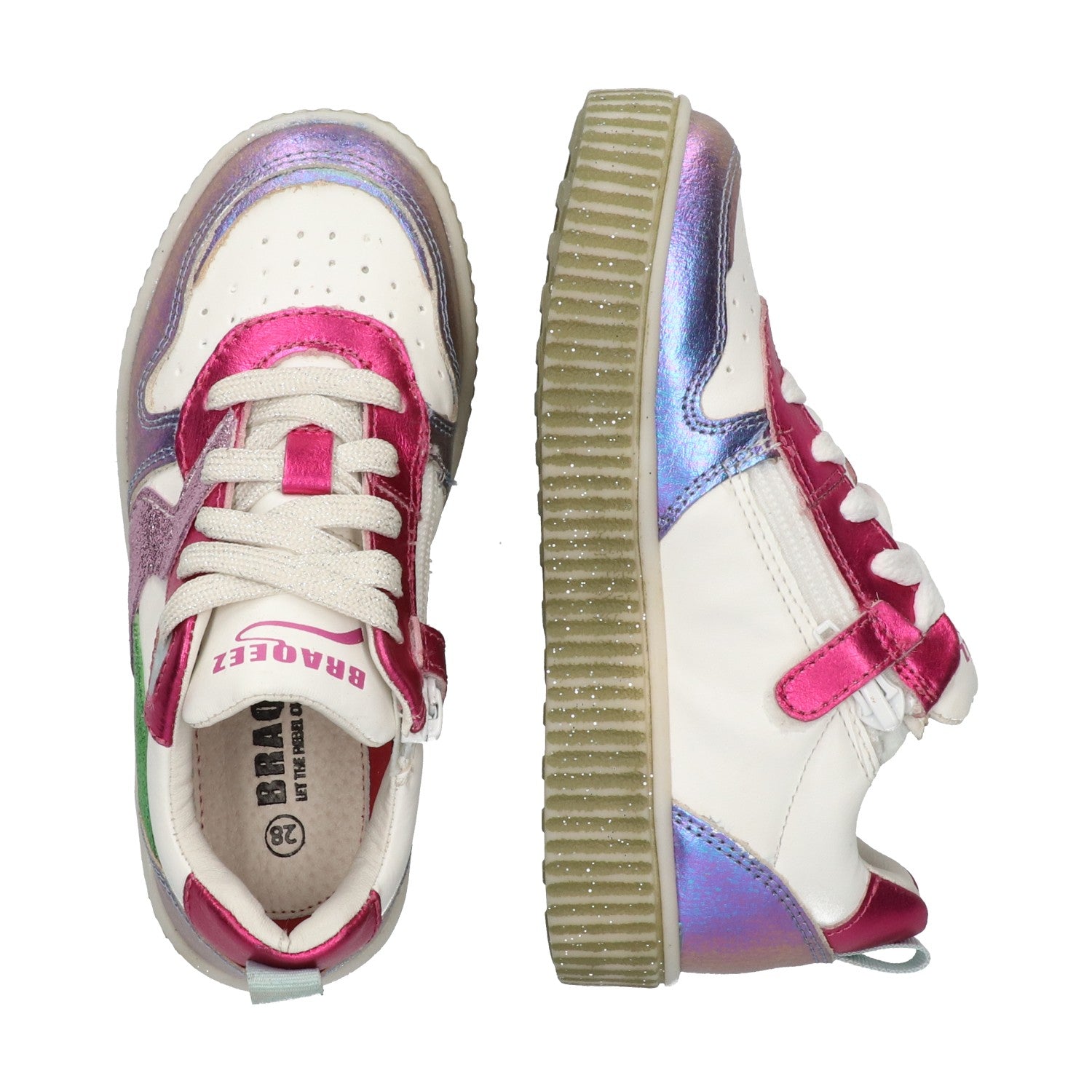 Lage Sneakers Braqeez Pleun Paris - Roze