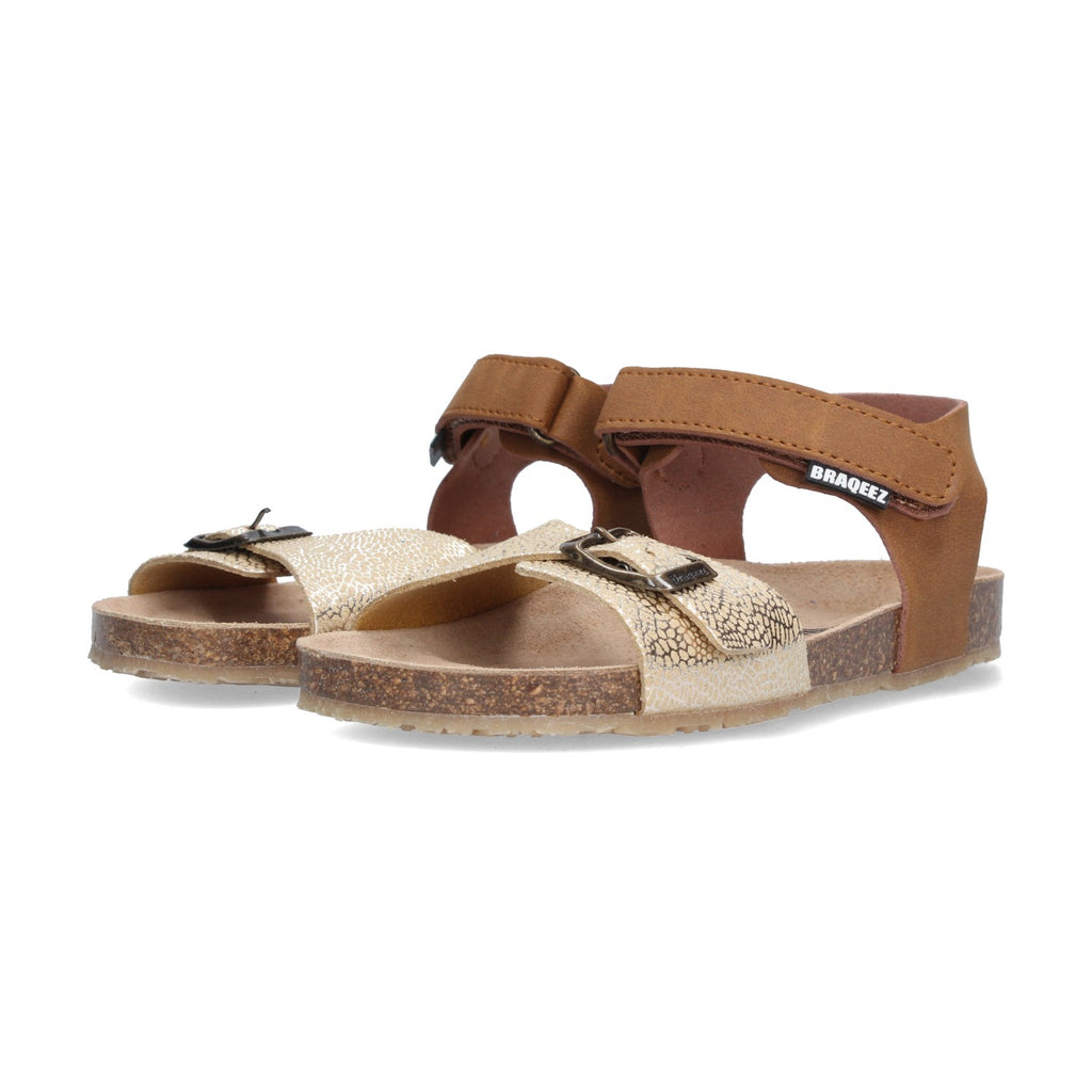 Platte sandalen Braqeez Sunny Sand - Bruin