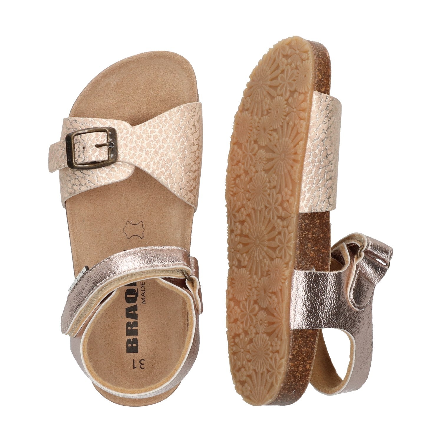Platte sandalen Braqeez Sunny Sand - Roze