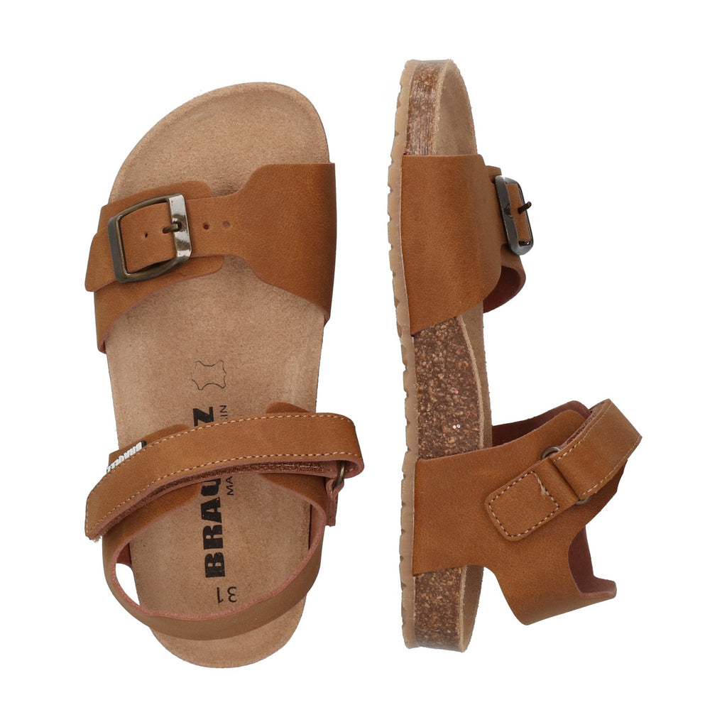 Platte sandalen Braqeez Sam Sand - Bruin