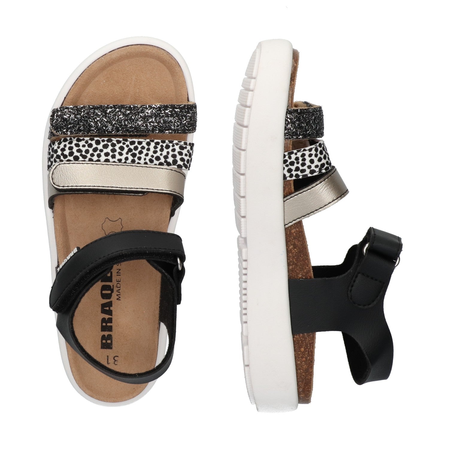 Platte sandalen Braqeez Vivy Verano - Zwart