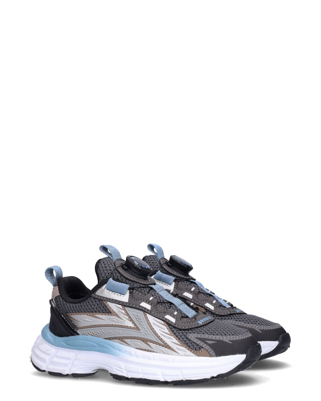 GILES GEN jongens sneakers grijs blauw