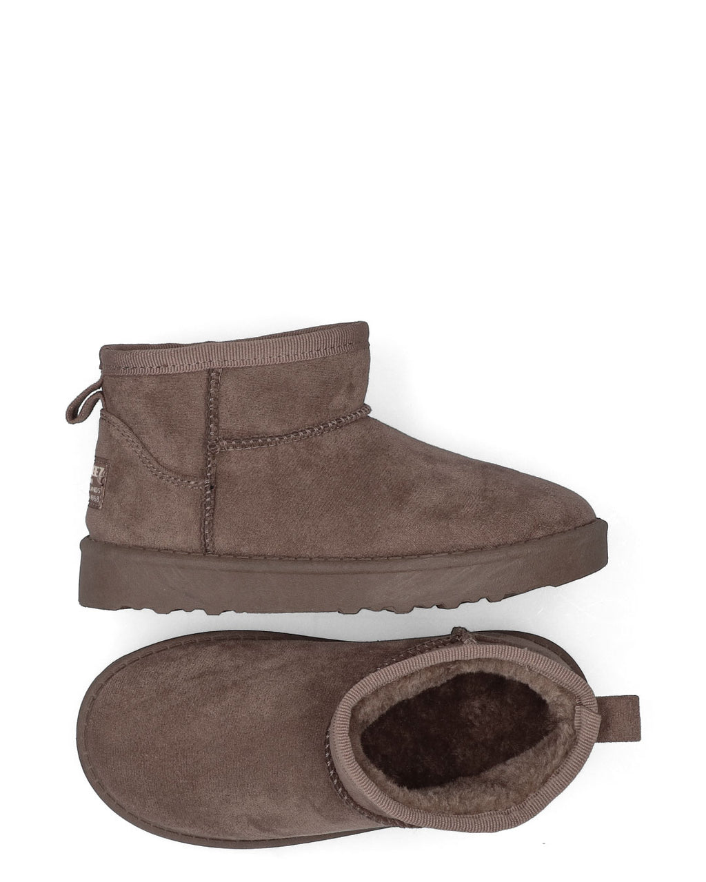 WOLLOW WARM meisjes snowboots taupe
