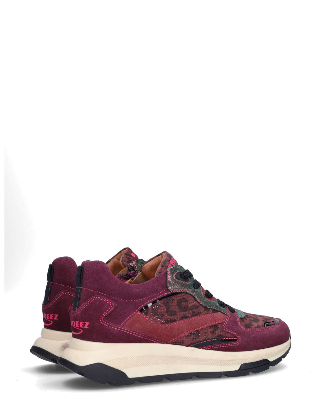 FAYE FLASH meisjes sneakers bordeauxrood