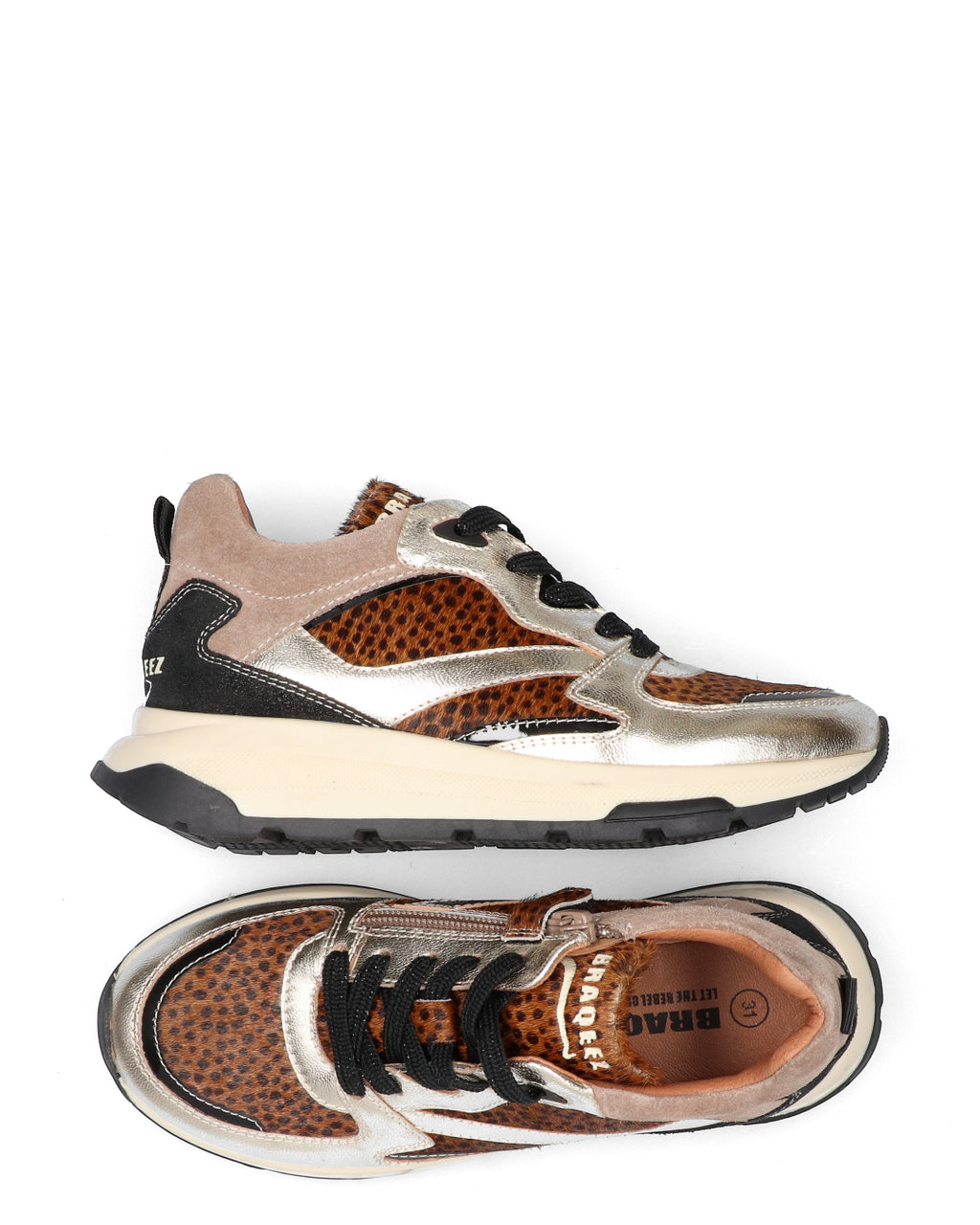 FAYE FLASH meisjes sneakers goud
