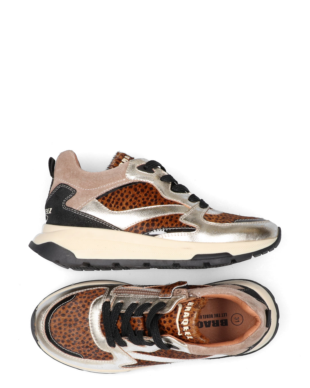 FAYE FLASH meisjes sneakers goud