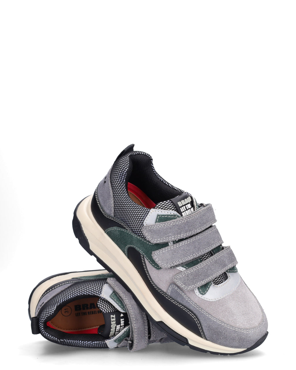 FINN FLASH jongens sneakers grijs