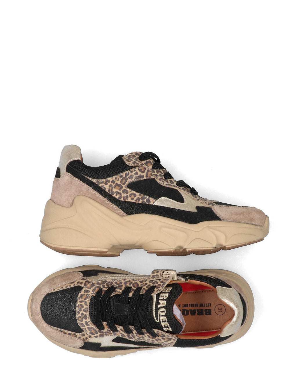 FENNA FOAM meisjes sneakers beige