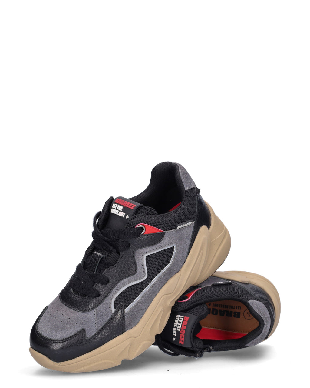 FITZ FOAM jongens sneakers Donkergrijs
