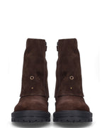 MILES MOXIE meisjes laarzen donkerbruin