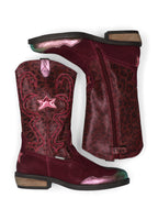 COCO COWBOY meisjes laarzen Bordeauxrood