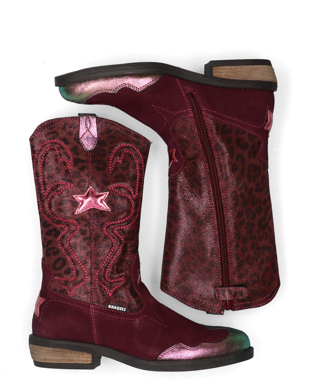COCO COWBOY meisjes laarzen Bordeauxrood